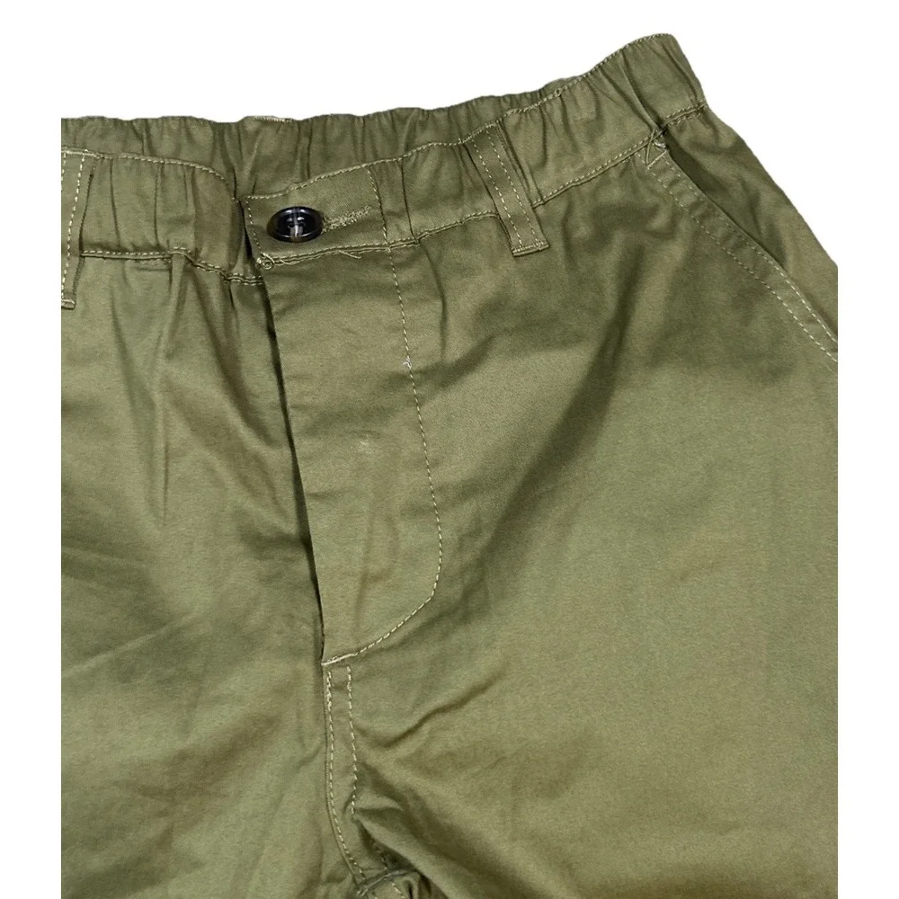 Woof Pants Men's XS Khaki Green Mesh Lined Commando Chino Elastic Stretch - Picture 4 of 12